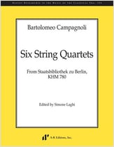 Six String Quartets Study Scores sheet music cover